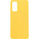 Θήκη Σιλικόνης Soft Για Samsung Galaxy S20 FE Κίτρινη