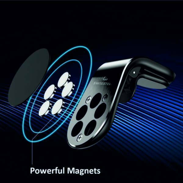 Swissten Βάση Κινητού Αυτοκινήτου S-Grip Μαγνητική Βάση με Μαγνήτη