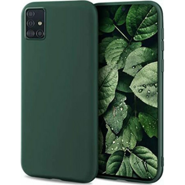 Θήκη Σιλικόνης Soft Για Samsung Galaxy A32 5G Green Forest