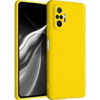 Θήκη Σιλικόνης Soft Touch Back Cover Για Xiaomi Redmi Note 10 Pro 5G Κίτρινη