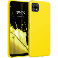 Θήκη Σιλικόνης Soft Για Samsung Galaxy A22 5G Κίτρινη