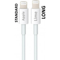 LIME USB-C TYPE C TO LIGHTNING LONG 4.0A ΦΟΡΤΙΣΗΣ-DATA 1m LCL01 WHITE