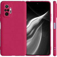 Θήκη Σιλικόνης Soft Touch Back Cover Για Xiaomi Redmi Note 10 Pro 5G Ροζ-Φούξια