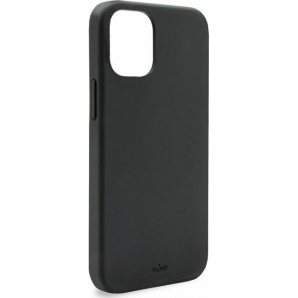 PURO Cover Silicon with microfiber inside για iPhone 13 6.1″- Μαύρο