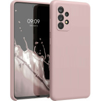 Θήκη Σιλικόνης Silky and Soft Touch Με Επένδυση Για Samsung Galaxy A52/A52s Ροζ