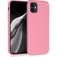 Θήκη Σιλικόνης Για Apple iPhone 11 Ροζ