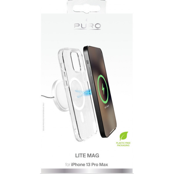 Puro Cover in TPU with integrated magnets ‘LITE MAG’ για iPhone 13 Pro Max 6.7′