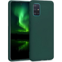 Θήκη Σιλικόνης Για Samsung Galaxy A03S Forest Green
