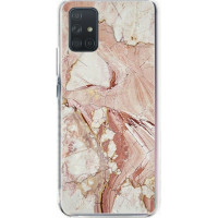 Wozinsky Θήκη Σιλικόνης Marmble Για Samsung Galaxy A51 4G / A51 5G Ροζ