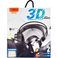 Gaming Ακουστικά Moxom MX-EP23 GM 3D Surround με Πολύχρωμο LED Φωτισμό & Μικρόφωνο - Ενσύρματα PC & PS4, Laptop, Smartphone & Tablet με σύνδεση 3.5mm / USB