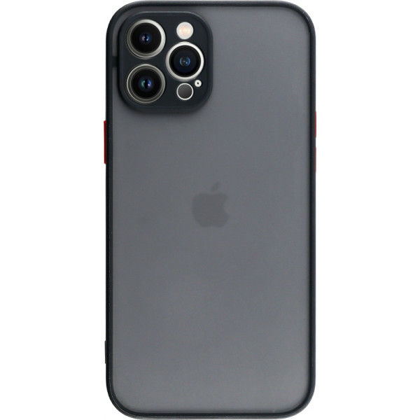 Hardshell Camera Guard Back Cover Συνθετική Ανθεκτική Black with Red Keys (iPhone 13 Pro)