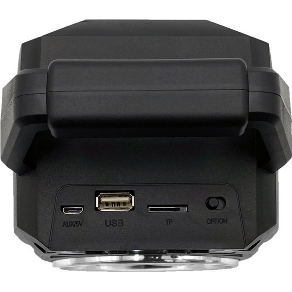 Φορητό Ηχείο Bluetooth Media-Tech Playbox Jive MT3170 5W, AUX-IN, 3.5mm, BT 5.0, USB, Micro SD, Ραδιόφωνο, Πολύχρωμο Φωτισμό