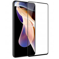 Full Face Tempered glass / Αντιχαρακτικό Γυαλί Πλήρους Οθόνης 3D Για Xiaomi Redmi Note 11 Pro / Note 11 Pro 5G / Poco X4 Pro 5G Μαύρο