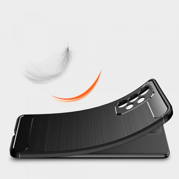 Θήκη Σιλικόνης Forcell Carbon Για Samsung Galaxy A53 Μαύρη