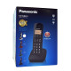 Ασύρματο Ψηφιακό Τηλέφωνο Panasonic KX-TGB610JTW Μαύρο - Λευκό με Πλήκτρο Αποκλεισμού Κλήσεων