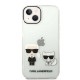 Karl Lagerfeld Ikonik Back Cover Πλαστικό Διάφανο (iPhone 14 Plus)