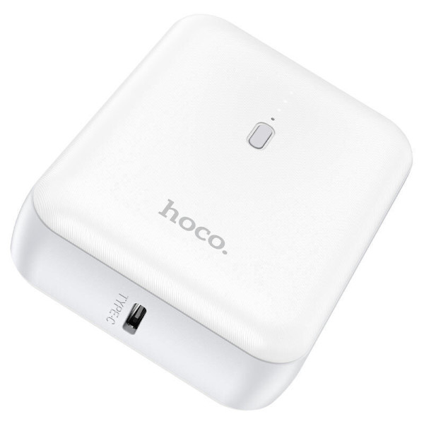 Hoco J96 Strider Power Bank 5000mAh με Θύρα USB-C Λευκό