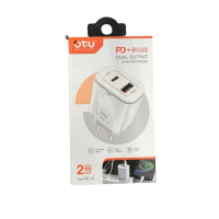 Φορτιστής Χωρίς Καλώδιο με Θύρα USB-A και Θύρα USB-C 20W Λευκός (EU-11)