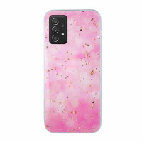 Θήκη Σιλικόνης Gold Glam για Samsung Galaxy A53 ροζ