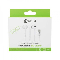 PRIO CLASSIC IN-EAR USB-C HEADPHONES - WHITE