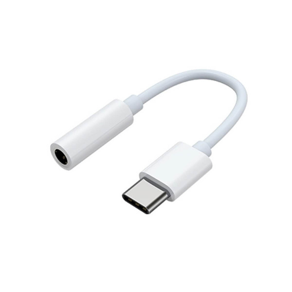 OTU AUX ADAPTER 3.5MM MALE STEREO TO USB TYPE-C  X04-C Λευκό