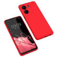 Θήκη Σιλικόνης Soft Για Xiaomi Redmi 13C /Poco C65 Κόκκινη