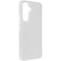 Θήκη Σιλικόνης Forcell Hybrid Strass Samsung Galaxy A14 4G/5G Silver