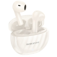 Borofone BW51 Solid TWS Wireless Bluetooth Stereo Earbuds Ασύρματα Ακουστικά - White
