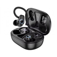 Hoco EQ8 In-ear Bluetooth Handsfree Ακουστικά με Θήκη Φόρτισης Μαύρα