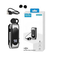 Ασύρματο ακουστικό Bluetooth - K55 - 231055 - Silver