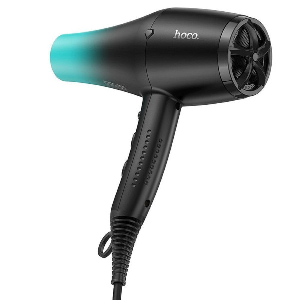 Hoco Hair Dryer With Hot And Cold Air HP15 Gradient blue Hoco Hair Dryer With Hot And Cold Air HP15 Gradient blue
