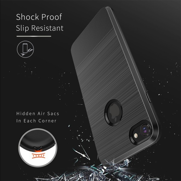 Θήκη Σιλικόνης  Carbon Για Huawei P Smart Μαύρη