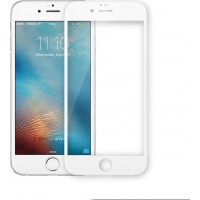 Full Face Tempered glass / Αντιχαρακτικό Γυαλί Πλήρους Οθόνης 5D - 9H Για Apple Iphone 6/6s Plus Άσπρο