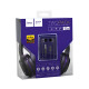 Ακουστικά Stereo Hoco W24 Enlighten Μώβ με Μικρόφωνο και επιπλέον ακουστικά 3.5mm