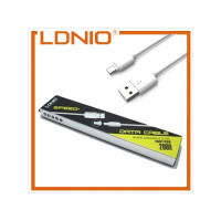Ldnio Regular USB 2.0 to micro USB Cable Λευκό 2m (SY-05)