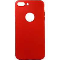 Θήκη Σιλικόνης Για Apple iPhone 6/6s Plus Κόκκινη