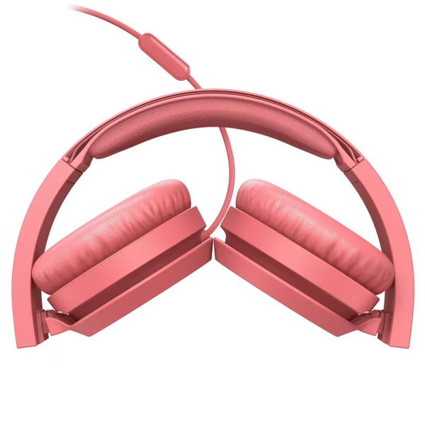 Ακουστικά Stereo Philips On-Ear Stereo 3.5mm TAH4105RD/00 Κόκκινο με Μικρόφωνο, Πλήκτρο Απάντησης