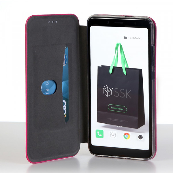 Θήκη Βιβλίο Smart Magnet Elegance Για Huawei Y6 prime 2018 Μαύρη