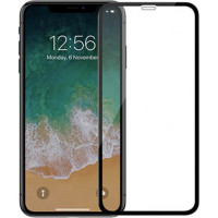 Full Face Tempered glass / Αντιχαρακτικό Γυαλί Πλήρους Οθόνης 5D - 9H Για Apple iPhone Xs Max Μαύρο