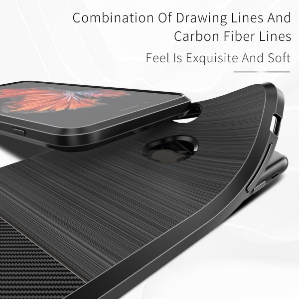Θήκη Σιλικόνης  Carbon Για Apple IPhone Xs Max Μαύρη