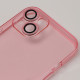 Θήκη Σιλικόνης έγχρωμη με extra προστασία στις κάμερες για Samsung Galaxy A34 5G ροζ