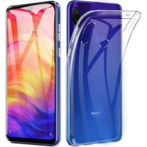 Θήκη Σιλικόνης Για Xiaomi Redmi Note 7/7 Pro Διάφανη