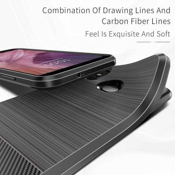 Θήκη Σιλικόνης Carbon TPU Για Xiaomi Redmi 7 Μαύρη