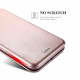 Θήκη Βιβλίο Smart Magnet Elegance Για Huawei Y6 2019 Ροζ-Χρυσή