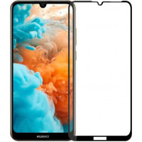 Full Face Tempered glass / Αντιχαρακτικό Γυαλί Πλήρους Οθόνης 5D - 9H Για Huawei Y6 2019 Μαύρο