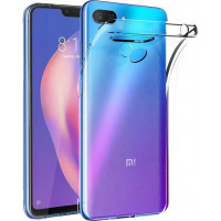 Θήκη Σιλικόνης Για Xiaomi Mi 8 Lite Διάφανη