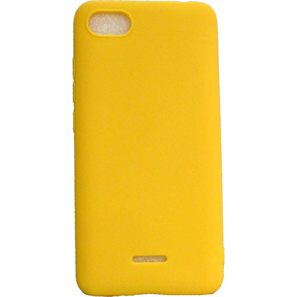 Θήκη Σιλικόνης Για Xiaomi Redmi 6A Κίτρινη