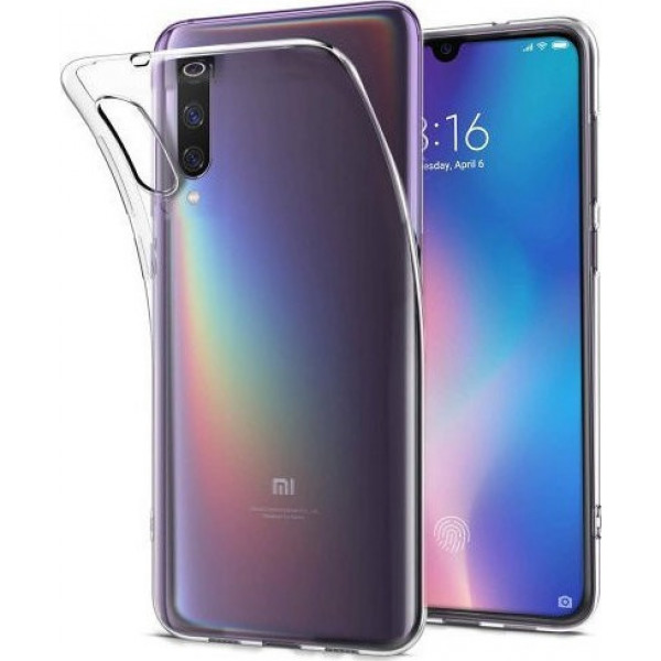 Θήκη Σιλικόνης Για Xiaomi Mi 9 Διάφανη