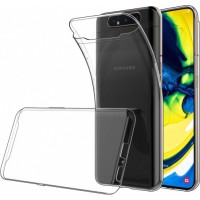 Θήκη Σιλικόνης Για Samsung Galaxy A80/A90 Διάφανη