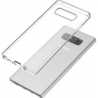 Θήκη Σιλικόνης Για Samsung Galaxy Note 8 Διάφανη